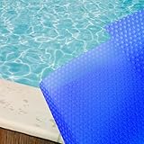 Pool Solarabdeckplane rund Ø 400 cm Stärke 180 mµ Poolplane Abdeckung Luftpolsterfolie Wärmeplane