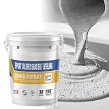 Epoxidharz Bodenbeschichtung Garage Bodenfarbe 1kg Epoxid Garagenbodenbeschichtung Garagenbodenfarbe Fussbodenfarbe Garagenfarbe Boden Beschichtung Bodenversiegelung(Sea grey)