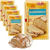 Bauernbrot Brotbackmischung von Frießinger Mühle, 5x500g, für den Backofen, Holzofen oder Brotbackautomaten.