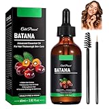 BatanaÖl für Haarwachstum, 60ml, beseitigt Spliss, verleiht Glanz & Nährung für alle Haartypen, reines & natürliches Öl