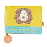 Fehn Fotoalbum Löwe – Erinnerungsbuch Fotobuch zum Selbstgestalten und Fühlen aus Stoff – Babyalbum Spielzeug zur Geburt für Babys und Kinder ab 0+ Monaten zum Gesichter merken und Namen lernen