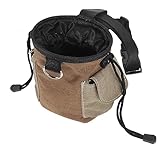 ibasenice Snackpaket Für Haustiere Tasche Für Hundeleckereien Leckerlis Für Das Hundetraining Hundetaschen Hunde -Snack -Beutel Ausbildung Abfall Hundefutterhalter Oxford-Stoff Light Brown