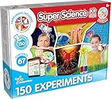Science4you Super Experimentierkasten ab 8 Jahre - 150 Experimente für Kinder ab 8: Chemiebaukasten, Vulkan Experiment, Schleim Selber Machen, Pflanzen Kinder - Wissenschaft Lernspiele ab 8-12 Jahre