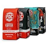 Fire Department Coffee - Gibt den Feuerwehrleuten etwas zurück - Rescue Sortenpaket - Vollbohnen Kaffee - Medium, Dunkel, Shellback Espresso und Crushing Espresso Beans - Eigentum eines Veteranen