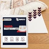 Teppich Antirutschunterlage 60 x 130 cm – Made in Germany – Zuschneidbare Antirutschmatte ohne Weichmacher – rutschfeste Teppichunterlage für alle Böden – Geruchsneutraler Teppichstopper