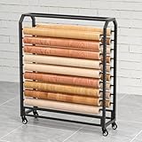 Beweglicher Vinyl-Rollenhalter mit verstellbarer Stange und Rädern, kommerzieller Einzelhandel, Tapetenrollen-Aufkleber, Display-Rack für Stoffrolle und Auto-Farbwechselfolie, S-20, 130 cm