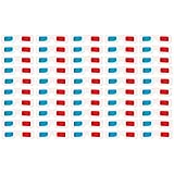 DOITOOL 100st 3D-Brille Videobrille Karton Gläser Filmbrille 3D Für Filme Zu Hause Film-pappbrille 3D-Ansicht 3 Rot 3D-sichtbrille Anaglyphenbrille Aus Pappe Colorful Papier