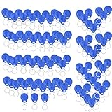 Fockety Hochwertige -Zugangskarte aus ABS-Material mit Schlüsselring Im Lieferumfang Enthalten, Packung mit 100 Wasserdichten Smartcards