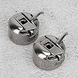 Tbest Glatte Oberflächenmetallspulenfall für 15-88 15K88 15-90 15-91, 2PCS Industriewerkzeug für eine Effektive Naht