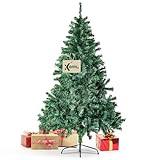Xonic® Claus künstlicher Weihnachtsbaum Grün - 5 Größen: 90-240cm - Realistischer Tannenbaum mit Metall-Ständer - Dicht und Naturgetreu (Grün, 120cm)