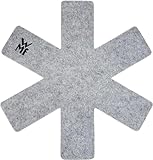 WMF Topf- und Pfannenschutz, 2 Stück, Schutzmatte vor Kratzer und Beulen, Schoner aus Kunststoff-Flies, geeignet für alle Größen