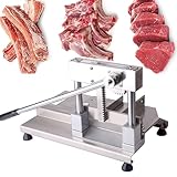 Dfdieratve Fleischschneidemaschine Aus Edelstahl, Knochenfleischschneider, Manueller Rippchen-Fleischzerkleinerer, für Fisch, Huhn, Rindfleisch, Gefrorenes Fleisch, GemüSe