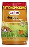 Substral Herbst Rasendünger, 6,25 kg Sack, kaliumreicher Spezial-Rasendünger mit lang anhaltender Wirkung für 250 m², grün
