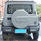 ABS, Auto Ersatzradabdeckung, Für Suzuki Jimny JB64 Sierra JB74W 2019 2020 Turtle Shell Reserveradabdeckung Aufbewahrungstasche Soft Case Protector Außendekoration Mithelfer,normal-Grau