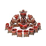 Gongfu Teeservice/Faule Teeservice Keramik Halbautomatische Teeset Teekanne Chinesische Home Retro Halbautomatisch Kung Fu Chinesisches Teeservice