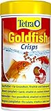 Tetra Goldfish Crisps - Fischfutter in Crisp-Form für alle Goldfische und andere Kaltwasserfische, 250 ml Dose