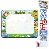 Aqua Magic Doodle Mat Waschbare Malplatte | Wiederverwendbare Wassermalunterlage für Kleinkinder, , Mädchen und Familie, lustige Lernaktivität für