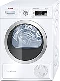 Bosch WTW875W0 Serie 8 Wärmepumpen-Trockner / A+++ / 176 kWh/Jahr / 8 kg / Weiß mit Glastür / AutoDry / SelfCleaning Condenser™ / SensitiveDrying System