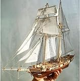 LLaviD Modellschiff-Bausätze zum Bauen für Erwachsene, Maßstab 1:96 Segelboot-Modellbausatz, Holzmontage, Schiffsmodell, klassisches DIY-Segelboot-Modellbausatz, Geschenke für Kinder, Geschenk