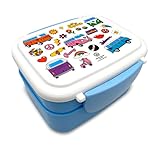 Lunchbox Bento mit Besteck, VW VW T1 Camper Bus Retro