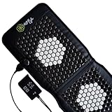 rightLife Chair Mat – Magnetfeldmatte mit Infrarot-Tiefenwärme, Magnetfeldtherapie, pulsierende Magnetfelder, Turmalin-Steine und negativen Ionen – Infrarot-Wärmematte zur Entspannung und Regeneration