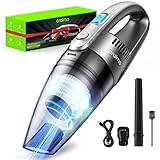 Oraimo Handstaubsauger, 3 in 1 Handstaubsauger Akku 630g Ultraleicht, 2600mAh Aufladbare & Lange Laufzeit Staubsauger Auto, Handstaubsauge Kabellos für den Auto, Haus, Küche, Tierhaare