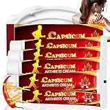 Capsaicin Gelenkcreme Mit Cayennepfeffer - Joint Pain Relief Cream Wärmende Salbe für Rücken, Knie & Nacken - Natürliche Muskel Gelenkpflege, Deep Nourishment, Daumenlutschen Stop Nail Care (5PCS)