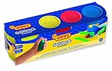 Jovi Blandiver Knete, extra weiche Knetmasse für Kinder ab 2 Jahren, gelb, rot, blau, 3 Dosen je 110 g