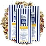 TEE HANDELSKONTOR BREMEN | Bio Kräutertee | 100 g loser Tee| Bio Bremer Morgenröte | Unaromatisierter Tee | Aromatisch, frisch, mild und koffeinfrei | Exklusive Minzfrische (3 Packungen, 300, gramm)