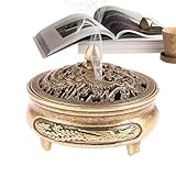 Räucherkegel Räucherstäbchenhalter Ornament - Elegante Spule Räuchergefäß | Dekorativer Weihrauch für Meditation, Yoga-Raum, Wohnzimmer, Teestube, Schlafzimmer, Balkon, Raumduft, Entspannung