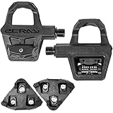 ZP-115X Rennradpedal aus Karbonfaser, 3 Kugellager, mit Klammern, Clipless & Flat Dual Side Pedale, kompatibel mit Keo und Keo Grip Cleats Urban Riding & Cycle Touring