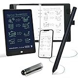 Ophaya Smart Pen Schreibset – Digitaler Notizstift mit App, digitales Notizbuch auf echtem Papier, OCR Handschrift-zu-Text, Audio-Sync & Echtzeit-Synchronisation – für Studium & Business