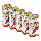 tesa Kleberoller permanent Nachfüllkassette im 5er Pack - Extra stark - Refill für den tesa Kleberoller - je 14 m x 8,4 mm - Multipack mit 5 Kassetten