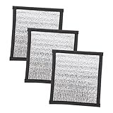 FRCOLOR 3 Stück 3 teiliges Reptilien Heizkissen mit reflektierendem Wärmefilm Untertank Heizmatte für Schlangen Eidechsen Schildkröten und kleine Haustiere sicher und energiesparend