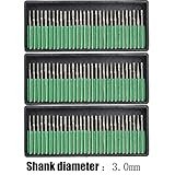 Diamant-Spitzenbohrer, Glas-Edelstein-Werkzeug, Metall-Drehwerkzeug, Schmuckwerkzeug, Durchmesser 2,35 mm/3,0 mm Industrielles Schleifwerkzeug(Style 5)