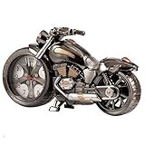 Gearmax Motorrad Style Studenten Alarm Clock Tisch Schreibtisch Time Clock Cool Motorrad Modell Motorradmodell kreative Handwerk Geschenk (Vier Designs, zufällige Lieferung)