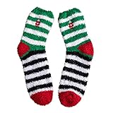 Weihnachtssocken Weihnachtsbaum Schneeflocke Schneemann Schleife Baumwollsocken Neuheit Bunte Muster Weihnachtssocken Kleidersocken Süßes Design Socken Für Männer Frauen (Mint Green, One Size)