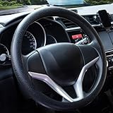 Spurtar Lenkradbezug für Herren, Auto Deko Lenkradhüllen aus Silikon Lenkrad Bezug Universal Dünn Lenkradschutz für KFZ Lenkräder, Auto Innenraum Zubehör für Winter und Sommer, 32-44cm