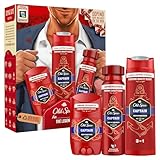 Old Spice Gentleman Geschenkset für Männer mit Captain Deo Stick 50ml, Deodorant Bodyspray 150ml und Duschgel 250ml