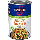 Swanson Natürliche Güte Hühnerbrühe, 33% weniger Natrium, 14,5 oz
