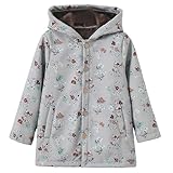 Winterjacke Mädchen 128 - Kleinkind Jungen Mädchen Winter Drucke Mantel Mit Kapuze Jacke Tragen Fleece Verdicken Winddicht Zipper Warme Outwear