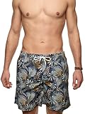 Indicode Herren INSandrino Badehose mit superweicher Innenhose | Badeshorts für Männer Navy XL