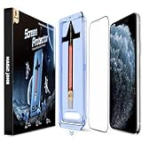 MAGIC JOHN 2 Stück für iPhone 11 Pro/iPhone XS/iPhone X Panzerglas (5,8 Zoll), Auto-Dust-Eliminierung, 9H Härte Folie, Ultra-Klar Displayschutzfolie, Bläschenfrei, Einfache Installation