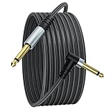 Sewowibo Gitarrenkabel,6,35 mm Instrumentenkabel,geeignet für Kompatibilität mit E-Gitarren,Bässen,Trommeln,Pedalen,Verstärkern,Stimmgeräten,Lautsprechern,Stereoanlagen,Professional Audio (3 Meter)