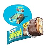 AHEAD Keto Riegel – Coconut Almond – 18 x 35g – Low Carb Riegel ohne Zuckerzusatz – nur 5g Net Carbs pro Low Carb Süßigkeit – Gesunde Snacks mit zuckerfreier Kokos Schokolade