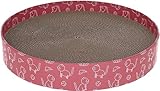 Kerbl Katzenkratzbett Circle (rundes Kratzbrett für Katzen, Kratzpappe, Katzenspielzeug aus Wellpappe, Kratzmatte, Höhe: 5,5cm, Ø34cm) 84441