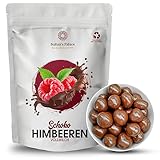 Sultan’s Palace Gefriergetrocknete Himbeeren in Vollmilch Schokolade – 200g – Versand mit Kühlpads bei hohen Temperaturen – Fruchtig & knackig – Schokoladenfrüchte – Geschenkidee