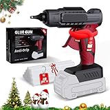 Kabellose 20V Profi-Heißklebepistole – Hohe Klebeleistung mit 11,2-mm-Klebesticks – Leistungsstarke Akku-Klebepistole inkl. 30 Klebesticks – Präzises Anti-Tropf-System für DIY, Holz