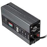 C'estbon Ladegerät Autobatterie 12V 24V 3-25A/3-30A/5-40A KFZ Batterieladegerät Erhaltungsladegerät LKW Auto Boot LCD-Screen Für LiFePO4 Ternary Li-ion Blei-Säure Batterie,12v 4s lib 16.8v (3~25a),D