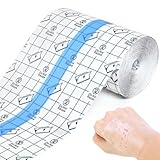 10m x 15cm Wasserdicht Transparent Bandage,Duschpflaster Wasserfest Groß Nach Op,Tattoo Pflaster Wasserdicht,Folienpflaster,Duschverband,Pflaster Zum Duschen,für Duschpflaster,Antiallergisch,Duschen